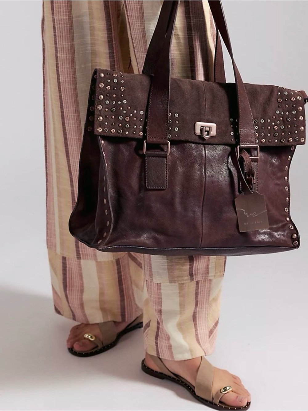 NWT $298 We The Free Shay Stud Tote